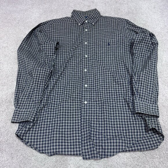 Lauren Ralph Lauren Other - Ralph Lauren Button Down Shirt Classic Fit Blue Plaid Long Sleeve Men’s Medium